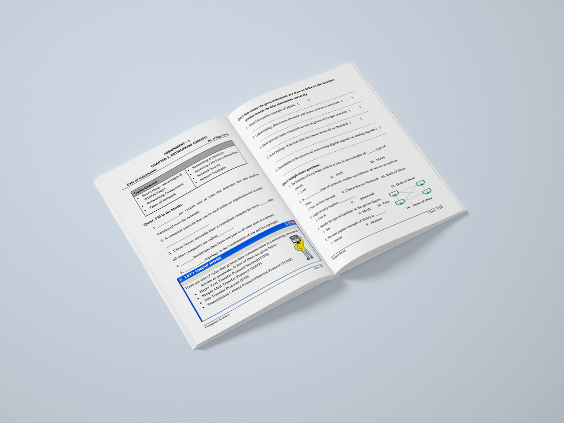 Computer Assignment Book (Class-8)