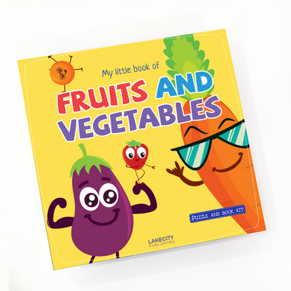 My Little Book of FRUITS &amp; VEGETABLES (PUZZLE BOOK)