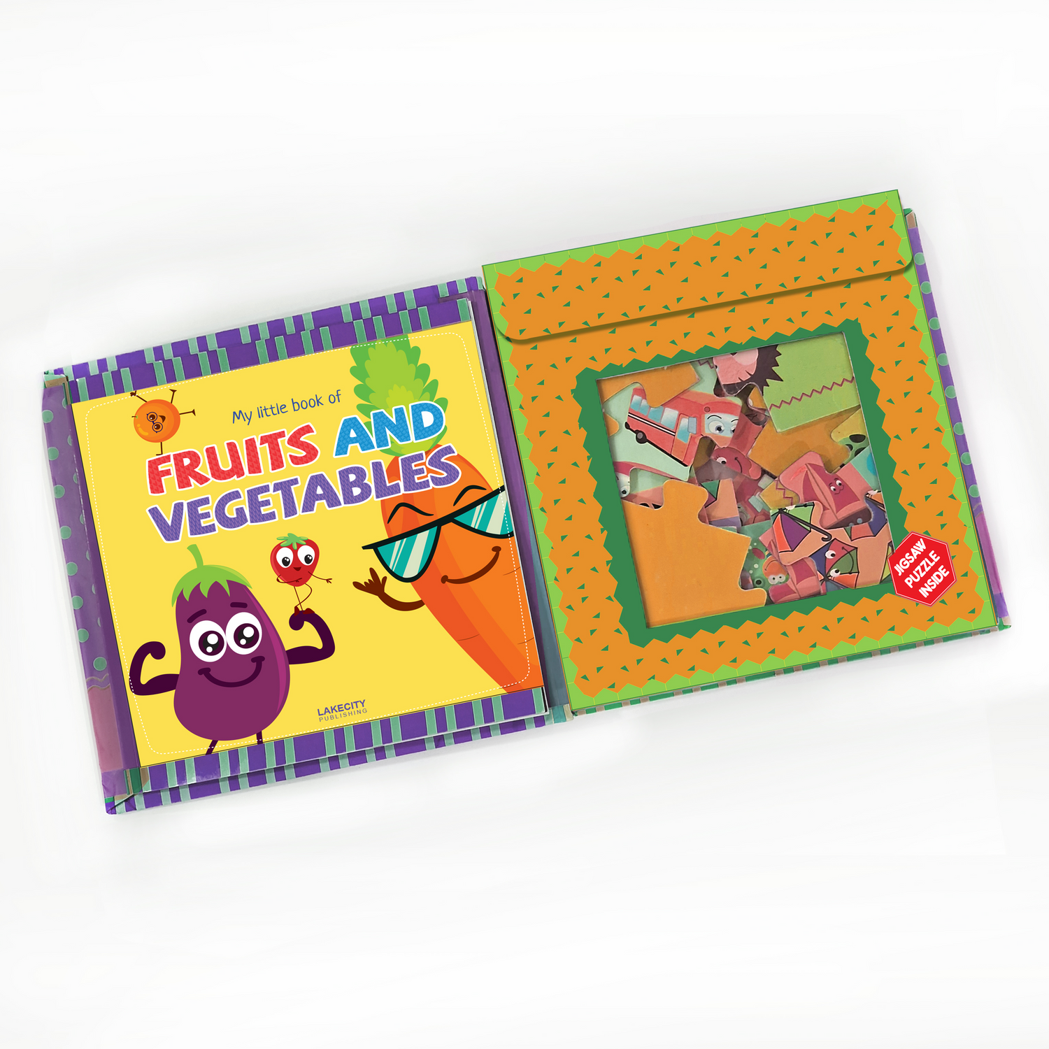 My Little Book of FRUITS &amp; VEGETABLES (PUZZLE BOOK)